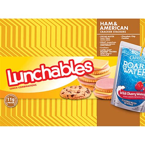 Lunchables Fun Pack Ham And American Cheese Lunchables Town