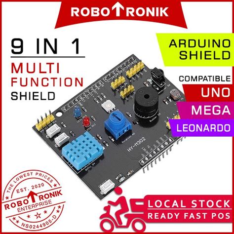 9 In 1 Multi Function Expansion Shield Arduino Uno Mega Compatible Shopee Malaysia