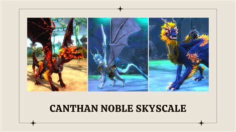 Gw2 Canthan Noble Skyscale Pack Mount Showcase YouTube