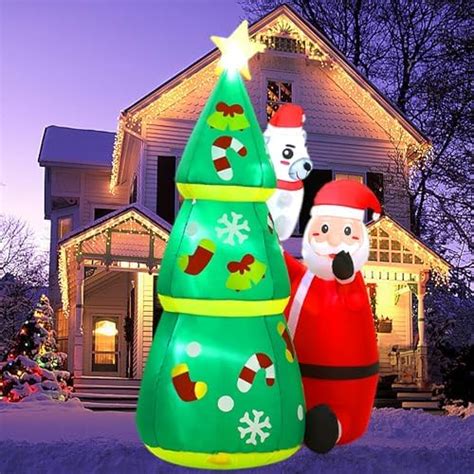 7 Ft Christmas Inflatables Tree Decorations Inflatable Christmas Tree