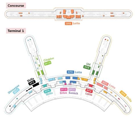 Incheon Airport Terminal Map