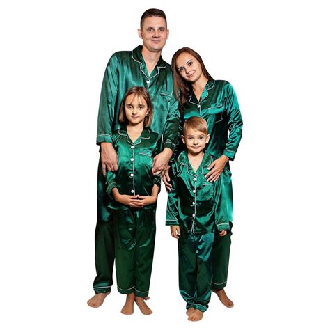 Family Matching Sets Solid Loungewear Sleepwear Nightwear Matching ...