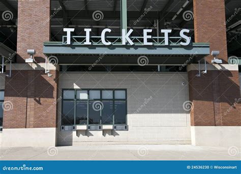 Sports Stadium Tickets Box Office, Game Ticket Stock Photo - Image: 24536230