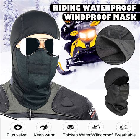 New Winter Balaclava Under Helmet Ski Full Face Mask Neck Motorcycle