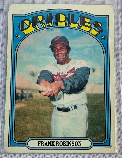 Lot Topps Frank Robinson Baltimore Orioles Baseball Card