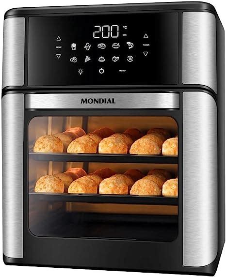 Fritadeira Air Fryer Forno Oven Litros Mondial Preto Inox W