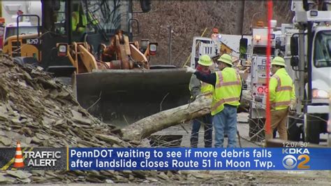 Route Remains Closed Following Landslide Youtube