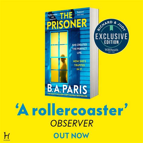 B A Paris New Thriller RICHARD AND JUDY BOOK CLUB PICK Darley Anderson