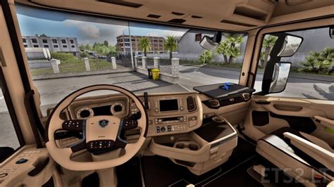 Scania Next Gen Beige Brown Interior Ets2 Mods