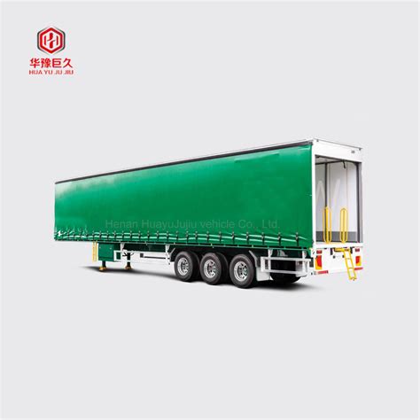 3 Axles 40ft Dry Van Box Semi Truck Trailer Made In China Cargo Trailer And Dry Van Trailer