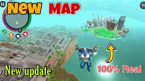 New Map In Rope Hero Vice Town Game Hindi Urdu New Update Soon