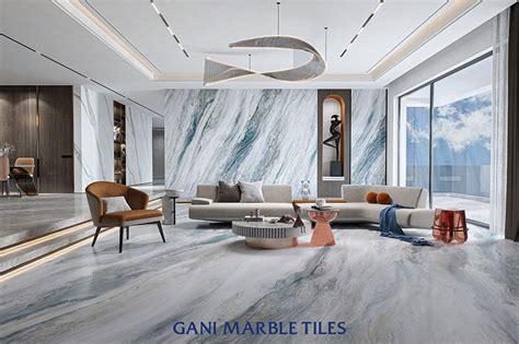 Supply Locke Blue Grey Marble Tiles Factory Quotes