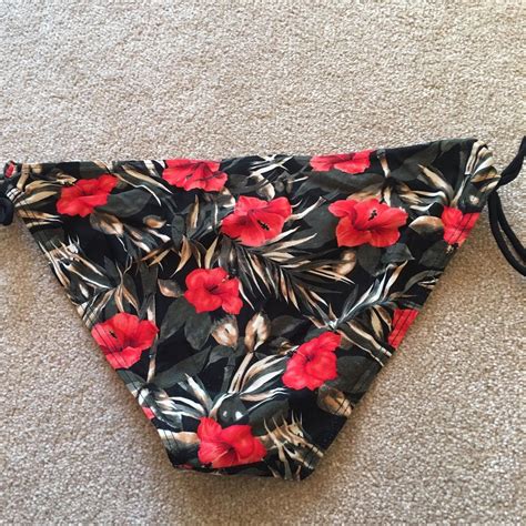 Oasis Floral Bikini Bottoms Size Bikini Bottoms Depop