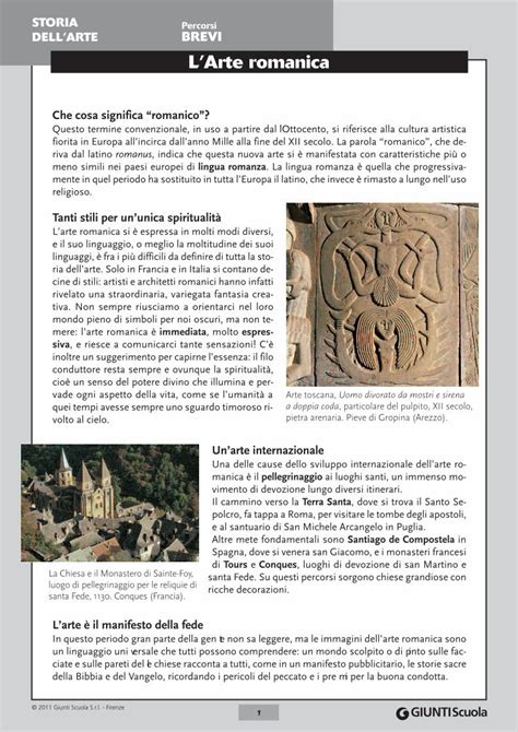 Pdf Storia Dellarte Brevi Larte Romanica Larte Romanica Si