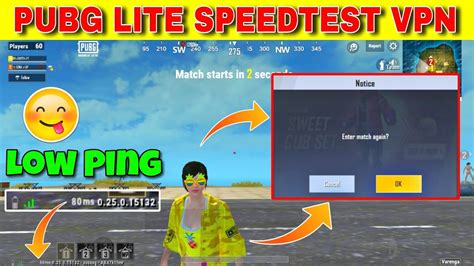 BEST VPN FOR PUBG LITE GET LOW PING WITH SPPEDTEST VPN PUBG LITE