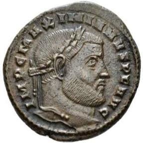 MAXIMIANUS HERCULIUS 286 305 Follis Æ Ticinum FIDES MILITVM