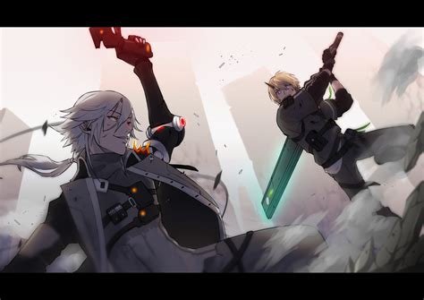 Kamui Roland Kamui Bastion And Roland Punishing Gray Raven Drawn