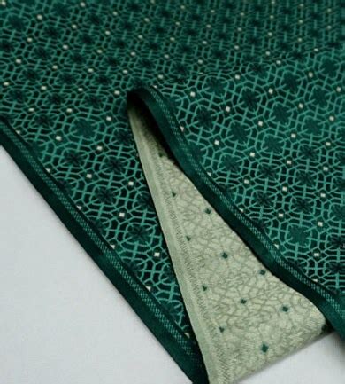 Dark Green Color Brocade Fabric Jacquard Fabric by the Yard - Etsy