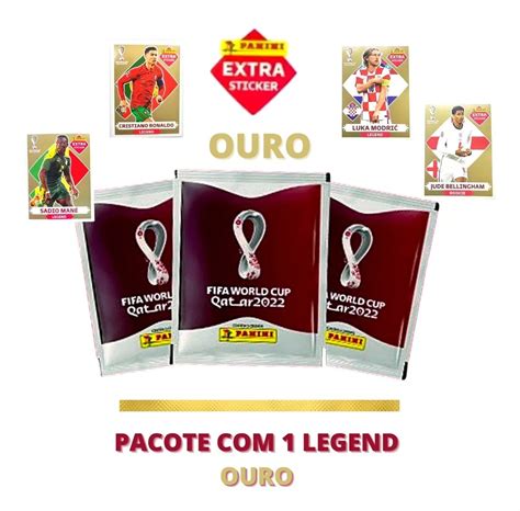 Figurinha Legend Ouro Copa Mundo 2022 Rara Original Gold Mebuscar Brasil