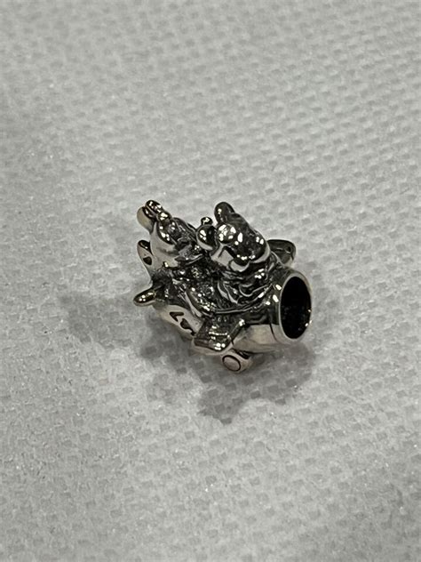 Sterling Silver Minnie And Micky Air Plane Charm Ebay