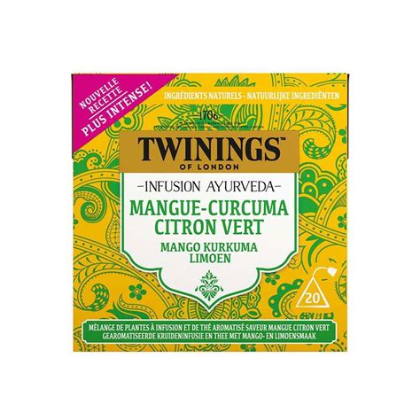 Mango Limoen Kurkuma Twinings Of London Van Reeth Puurs