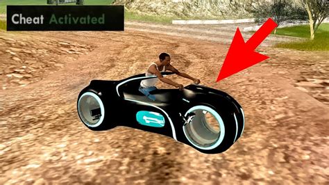 Secret Bike Cheats In Gta San Andreas Hidden Place Gtasa Tron Bike