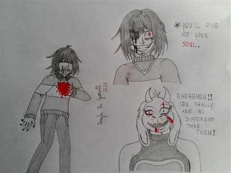 Creepy Undertale And Deltarune Drawings By Drayladarielgexie92 On