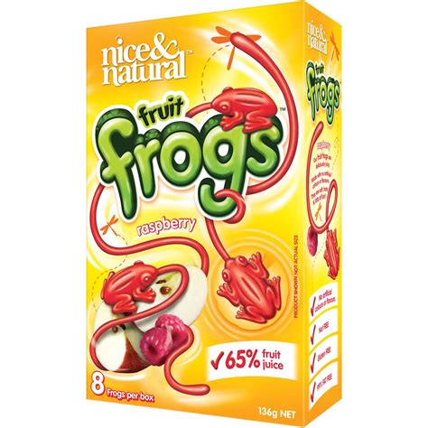 Nice & Natural Fruit Frogs 136g | Woolworths