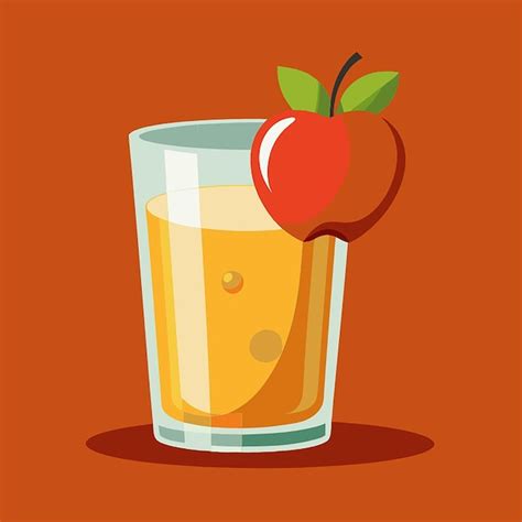 Premium Vector Apple Cider Food Vector Illustration