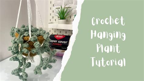 Crochet Hanging Potted Plant Tutorial YouTube