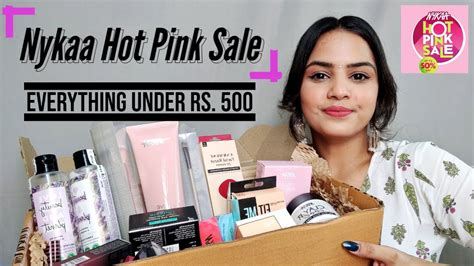 Nykaa Hot Pink Sale L Everything Under Nykaa Haul L