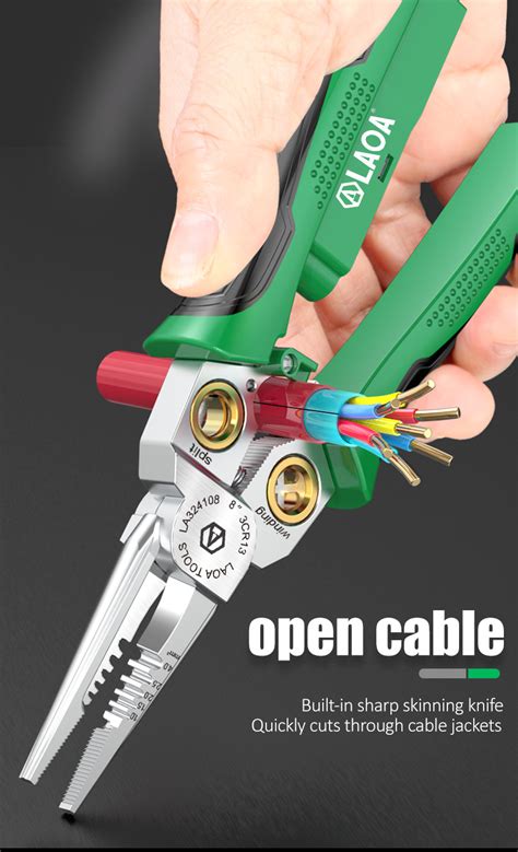 Laoa In Multifunctional Wire Stripping Pliers For Cutting And