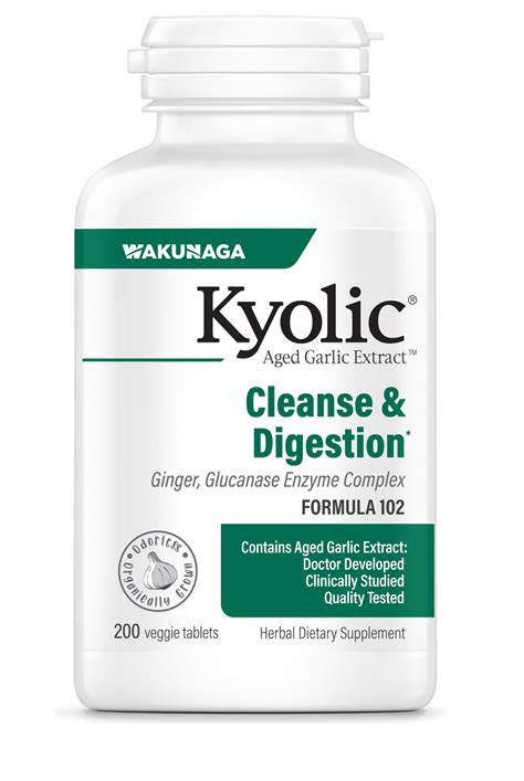 Kyolic Aged Garlic Extract | Cleanse and Digestion