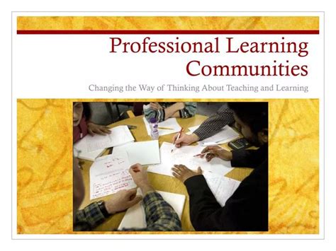 Ppt Professional Learning Communities Powerpoint Presentation Free Download Id 2593887