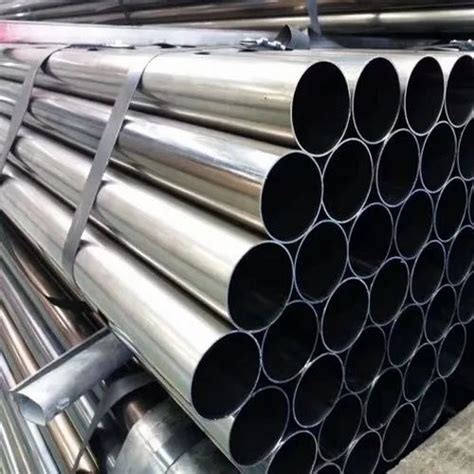 Round Galvanized Iron Pipes Size Diameter Inch Thickness To