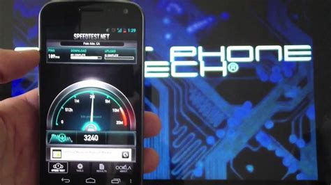 At T Galaxy Nexus Speed Test Youtube