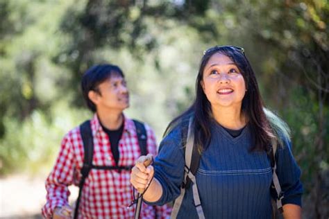 Mature Filipino Couple Hiking Wearing Masks Photos By Canva