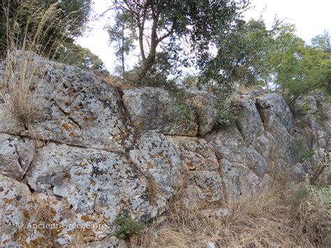 Limnaia Polygonal Wall Ancient Greece Org