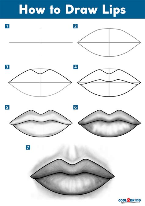 Drawing Lips Step By Step Lipstutorial Org