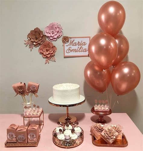 Rose Gold Thema Voor Een Sweet Table Festa De Aniversario Decoracao