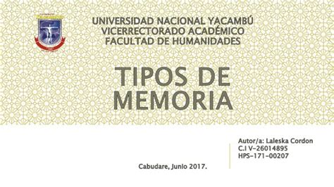 PDF TIPOS DE MEMORIA Y EL OLVIDO UNY DOKUMEN TIPS