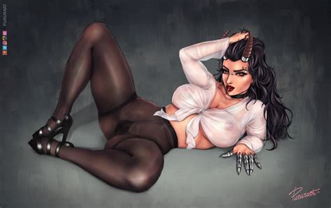 Hellwitch Pantyhose By Pururart Hentai Foundry