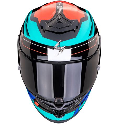 Casco Moto Scorpion Exo R1 Evo Air Blaze Azul Rojo Nilmoto