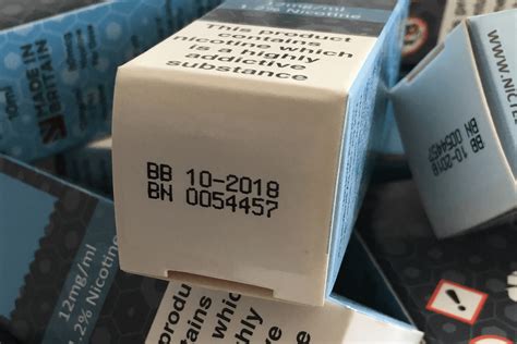 E Liquid Carton Coding Batch Number Printsafe