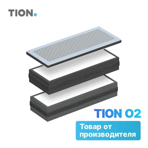 Комплект фильтров для Tion O2 Бризер (F7, Н11, АК) / Фильтры Тион ...