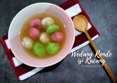 Resep Wedang Ronde Isi Kacang Oleh Ariska Lupita S Cookpad