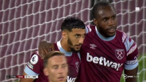 West Ham Vs Viborg Ff [3 1] Michail Antonio Goal R Hammers