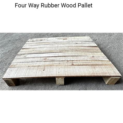 Four Way Rubber Wood Pallet At Rs Piece Rubber Wood Pallet In