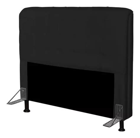 Cabeceira Para Cama Casal Box Cm Calif Rnia Corino Preto Mercadolivre