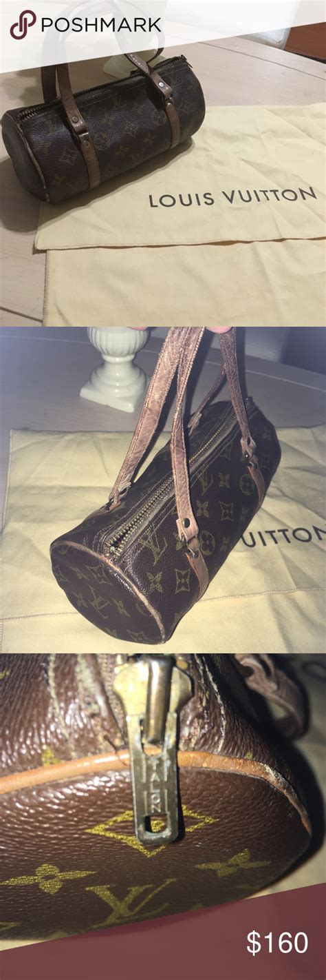 Authentic Lv Bag With Dust Bag Vintage Very Small Papillon Bag